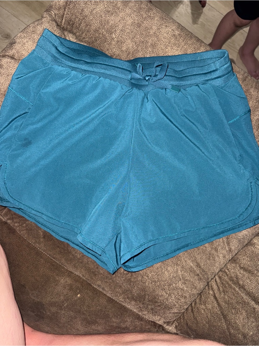 Girls Teal Performance Shorts